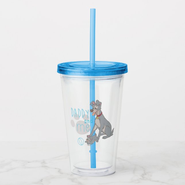 Lady & The Tramp | Daddy and Me Acrylic Tumbler (Front)