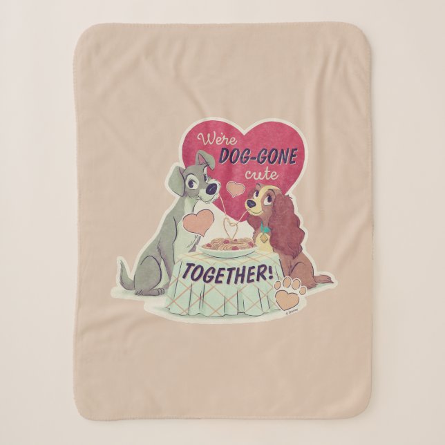 Lady & the Tramp Sherpa Blanket (Front)