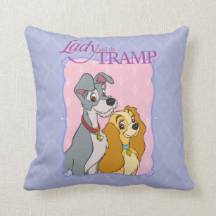 Lady & the Tramp Throw Pillow