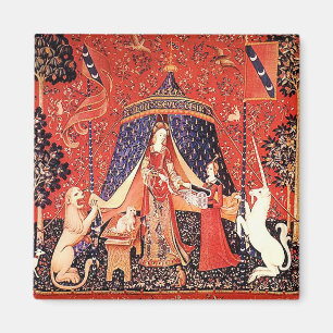"Lady & the Unicorn" Magnet