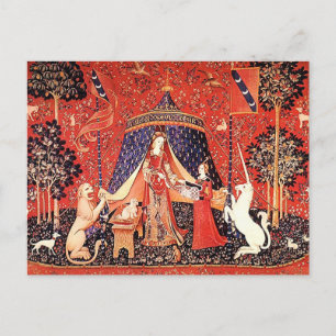 "Lady & the Unicorn" Postcard