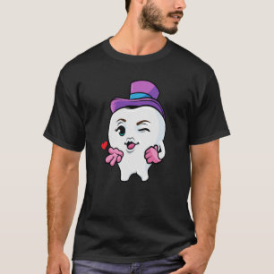 Lady Tooth Dental Assistant Orthodontist Dentist T-Shirt