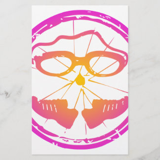 Lady Triathlon, woman triathlon Stationery