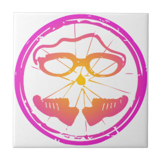 Lady Triathlon, woman triathlon Tile