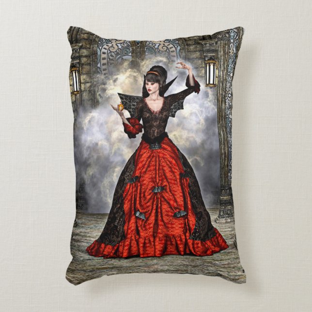 Lady Vamp Accent Pillow (Front(Vertical))