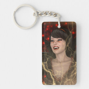 Lady Vamp Keychain
