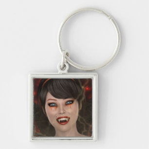 Lady Vamp Keychain