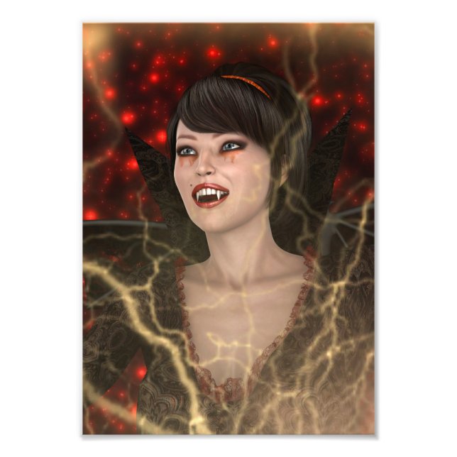 Lady Vamp Photo Print (Front)