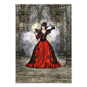 Lady Vamp Photo Print