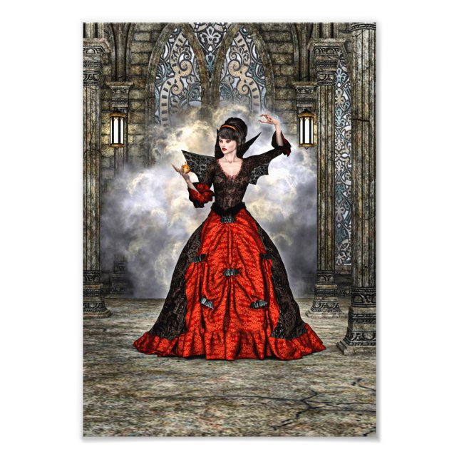 Lady Vamp Photo Print (Front)