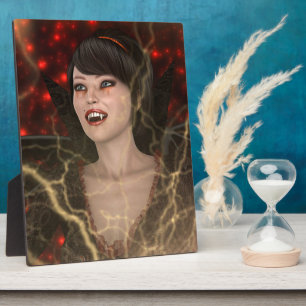 Lady Vamp Plaque
