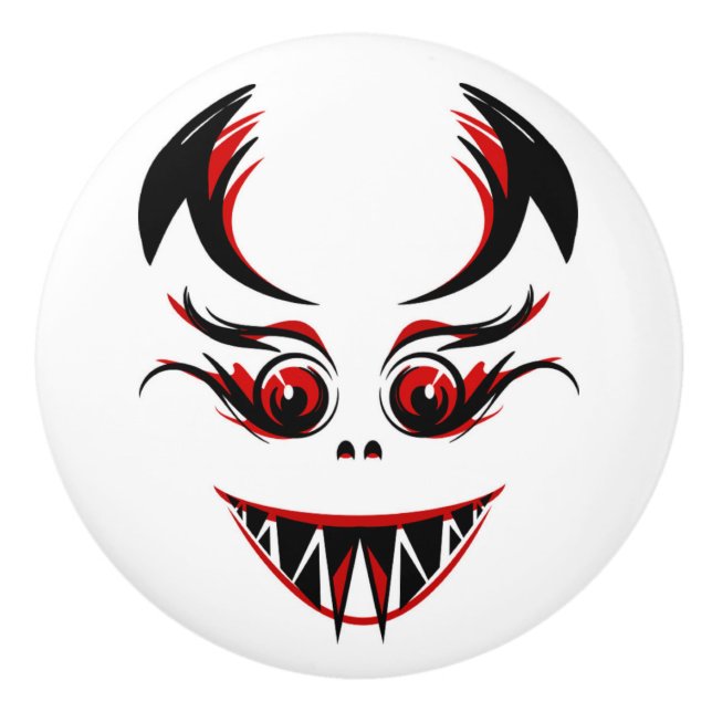 LADY VAMPIRE CERAMIC KNOB (Front)