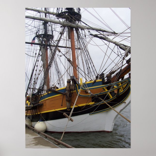 Lady Washington Tall Ship Poster (Front)