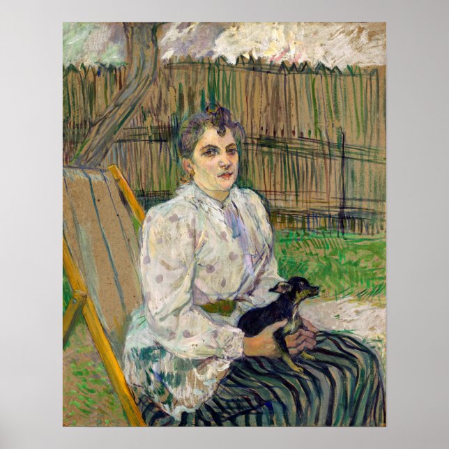 Lady With A Dog Poster (Front)