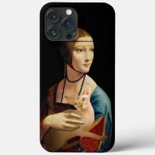 Lady with a Sphynx Cat iPhone 13 Pro Max Case