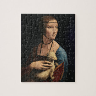 Lady with an Ermine by Leonardo da Vinci Jigsaw Puzzle