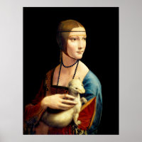 Lady with an Ermine by Leonardo Da Vinci
