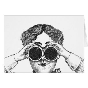 Lady With Binoculars