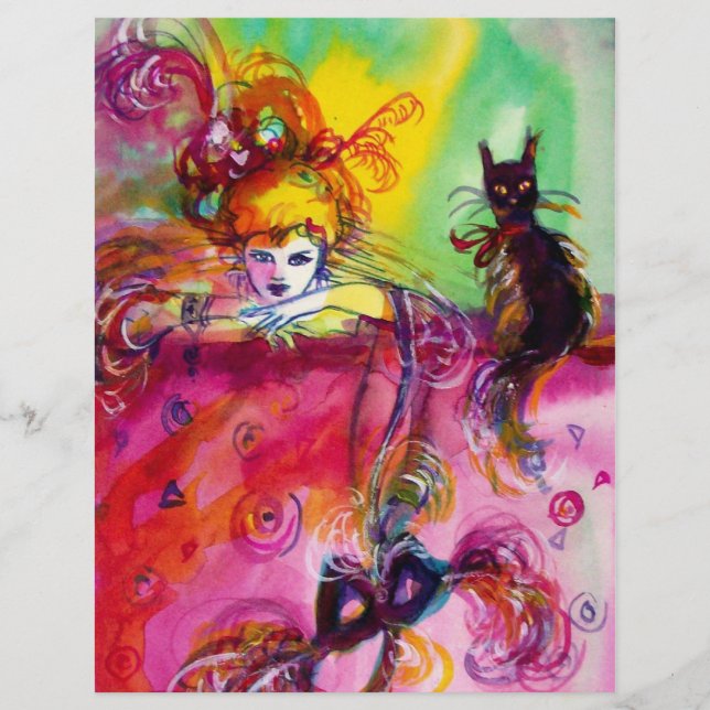 LADY WITH BLACK CAT (Front)