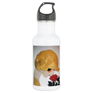 LADY WITH RED ROSE 532 ML WATER BOTTLE