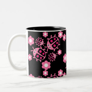 Ladybird And ladybug  Two-Tone Coffee Mug
