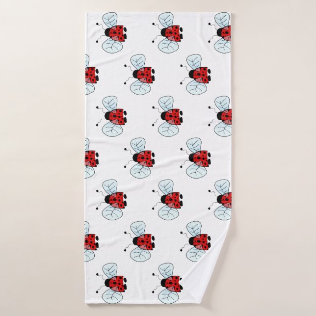 Ladybird Bath Towel (Bath Towel)
