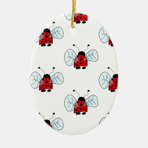 Ladybird Ceramic Ornament