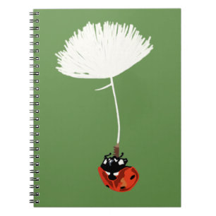 Ladybird, Cute red ladybug Spiral Notebook