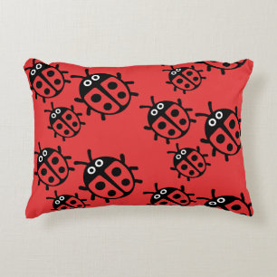 ladybird Family Accent Pillow
