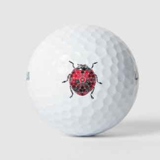 Ladybird ladybug Pattern Golf Balls