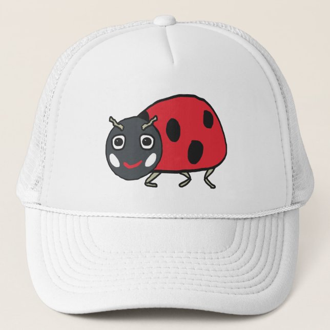 Ladybird Ladybug Trucker Hat (Front)