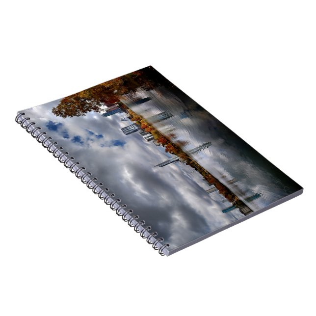 Ladybird Lake - Austin Texas Skyline 4 Notebook (Right Side)