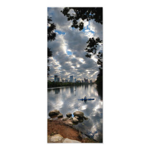 Ladybird Lake Kayak - Skyline - Austin Texas Photo Print
