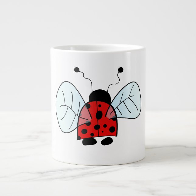 Ladybird Large Coffee Mug (Front)