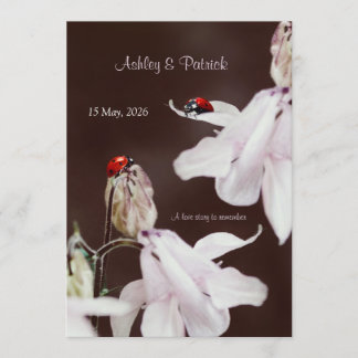 Ladybird Love Faire-part de mariage