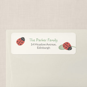 Ladybird Meadow Family Return Address Label