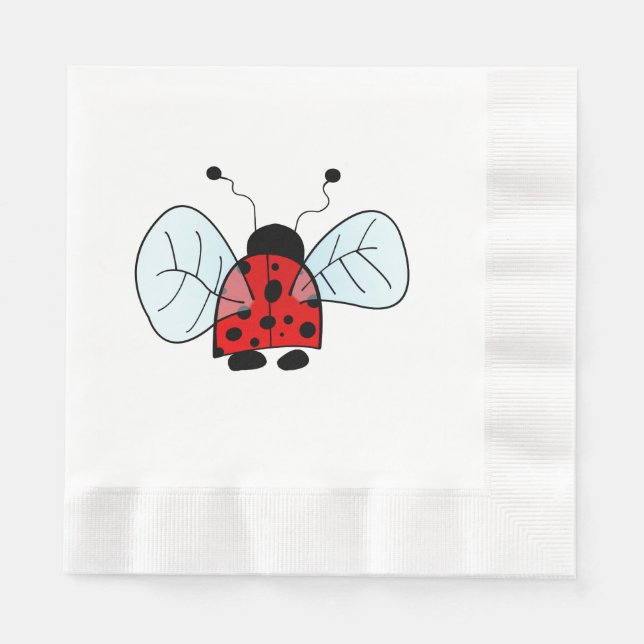 Ladybird Napkin (Front)