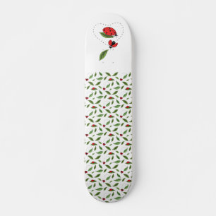 Ladybird Pattern Drawing Skateboard