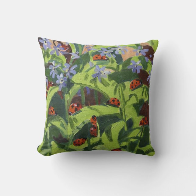 Ladybirds 2013 throw pillow (Front)
