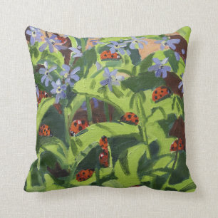 Ladybirds 2013 throw pillow