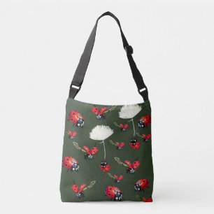Ladybirds Bugs cute drawing Cross Body Bag, Crossbody Bag