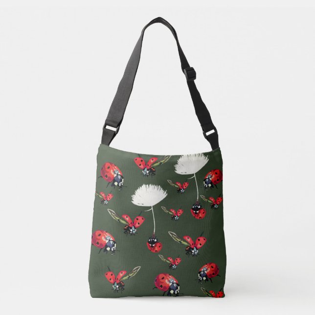 Ladybirds Bureaux dessin mignon Sac de carrosserie (Devant)