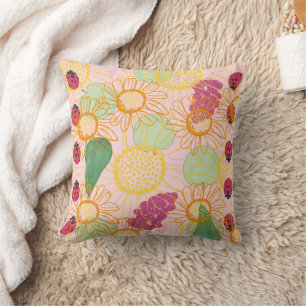 Ladybirds Garden Cushion