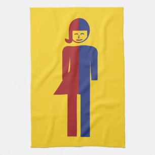 Ladyboy / Tomboy Toilet ⚠ Thai Sign ⚠ Kitchen Towel