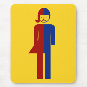 Ladyboy / Tomboy Toilet ⚠ Thai Sign ⚠ Mouse Pad