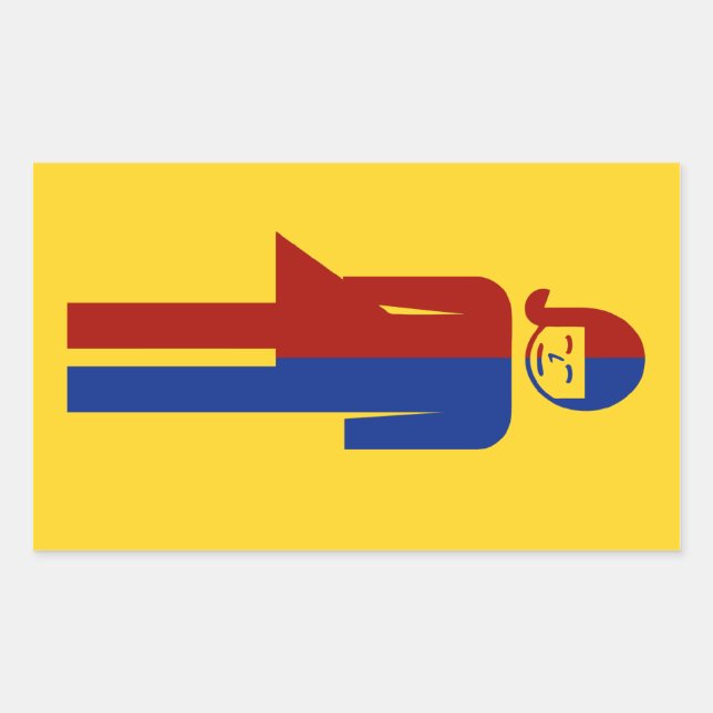 Ladyboy / Tomboy Toilet ⚠ Thai Sign ⚠ Sticker (Front)
