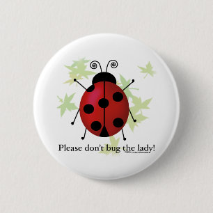 Ladybug 2 Inch Round Button