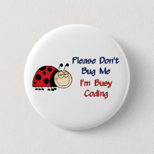 Ladybug-2 Medical Coder 2 Inch Round Button