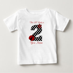 Ladybug 2nd Birthday Shirt