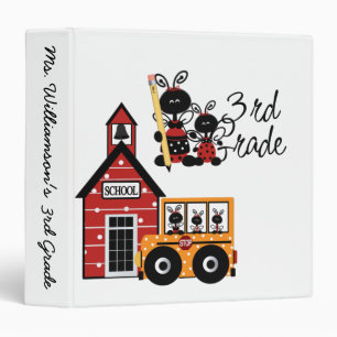 Ladybug 3rd Grade Binder